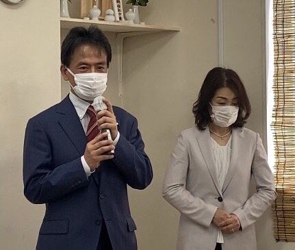 片山大介参議院議員の事務所開きに参加しました。